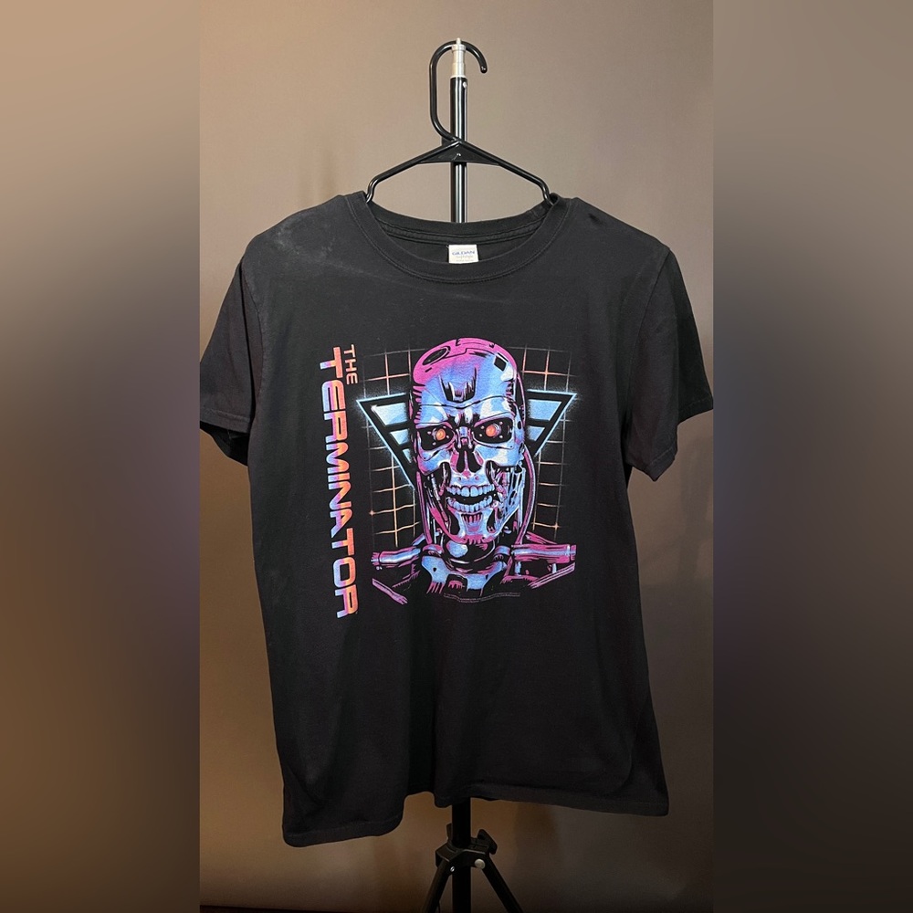 The Terminator - Retro style T-shirt - Medium - Black